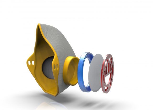 Disassembled Medical Mask